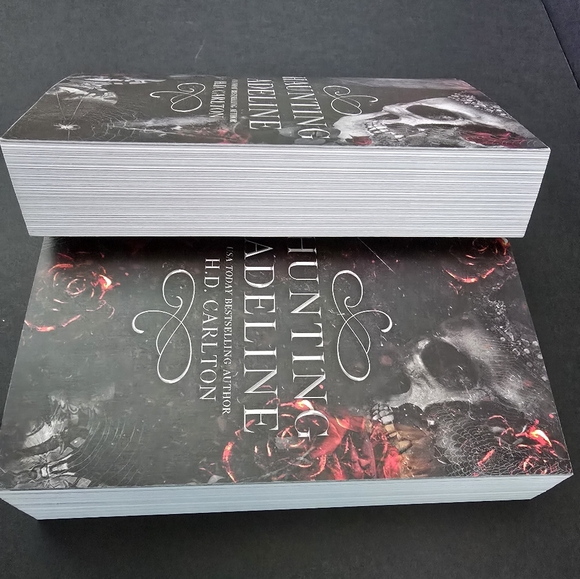 Hunting Adeline Book - Black and Red Cover - Picture 1 of 3